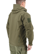 Тактическая летняя куртка (парка, ветровка) с капюшоном Warrior Wear JA-24 Olive Green XL - изображение 9