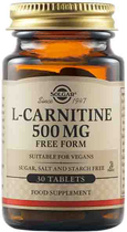 Suplement diety Solgar L-Carnitina 500mg 30 tabletek (33984005709)