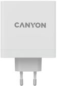Зарядний пристрій Canyon H-140-01 GaN PD 140W QC 3.0 30W White (CND-CHA140W01) - зображення 1