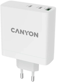 Зарядний пристрій Canyon H-140-01 GaN PD 140W QC 3.0 30W White (CND-CHA140W01) - зображення 2