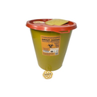 Контейнер для медицинских отходов 7 л, вторичный пластик, желтый - изображение 3