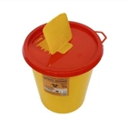 Контейнер для медицинских отходов Afacan Plastik 7 л, желтый - изображение 3
