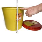 Контейнер для утилизации медицинских отходов 20 л, вторичный пластик, желтый - изображение 6