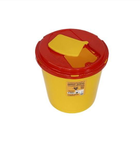 Контейнер для утилизации медицинских отходов 20 л, желтый - изображение 2