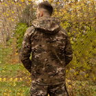 Утеплений чоловічий Костюм SoftShell на флісі / Комплект Куртка з капюшоном + Штани мультикам розмір 2XL - зображення 4