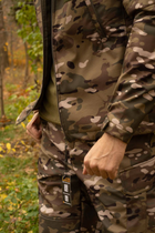 Утеплена чоловіча куртка з капюшоном SoftShell на флісі мультикам розмір 3XL - зображення 6