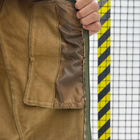 Осіння чоловіча Куртка з капюшоном Softshell на флісі піксель розмір XL - зображення 8