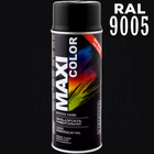 Фарба [9005] чорна глянц MAXI COLOR 400мл