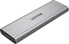Портативний корпус Unitek S1201A для SSD SATA M.2 - USB-C Space Grey (4894160036780) - зображення 1
