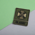 Шеврон нашивка на липучке UA.ARMY 6х7 см (800029814) TM IDEIA - изображение 6