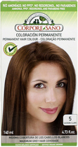 Farba kremowa bez utleniacza do włosów Corpore Sano Permanent Hair Color 5-Light Chestnut 140 ml (8414002085835) - obraz 1