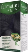 Крем-фарба для волосся без окислювача Farmatint Gel Coloración Permanente 1n Black 135 мл (8470001792006) - зображення 1