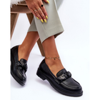 Damskie loafersy S.Barski HY335 36 Czarne (5905677681369) - obraz 4