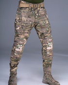Тактичні штурмові штани UATAC Gen 5.2 M Мультикам Ліс з наколінниками - зображення 2