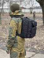 Тактичний рюкзак штурмовий Tactic на 25 л військовий рюкзак Чорний (ta25-black) - зображення 2