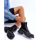 Жіночі черевики високі Faustina 37 Чорні (5905677662559) - зображення 5
