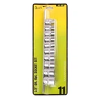 Набір торц головок 1/2"DR 10 - 24 мм 11 предмблістер Alloid НГП-4011