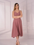 Sukienka letnia damska midi Merribel Molinen XL Różowa (5907621620752) - obraz 8