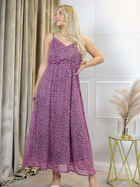 Sukienka letnia damska maxi Merribel Justina M/L Purpurowa (5907621630393) - obraz 4