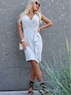 Sukienka ołówkowa damska elegancka Merribel Fenita M Szara (5907621627539) - obraz 4