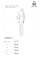 Kardigan damski długi Merribel Kandilla One size Niebieski (5907621630072) - obraz 3