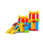 Блочный детский конструктор Technok Toys 90 деталей, 2 машинки 6825