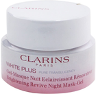 Гелева маска для обличчя Clarins White Plus Pure Translucency Brightening Revive Night-Mask Gel 50 мл (3380810106787)