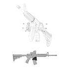 Накладка FAB Defense MWG на шахту магазина AR15/M16. Колір – Олива - зображення 6