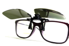 Полярізаційна накладка на окуляри (чорна) - зображення 5