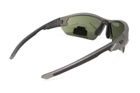Защитные очки Venture Gear Tactical Semtex 2.0 Gun Metal (forest gray) Anti-Fog, чёрно-зелёные в оправе цвета - изображение 5