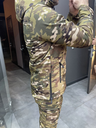 Куртка тактична на флісі, Мультикам, розмір XL, підкладка - фліс, демісезонна флісова куртка для військових - зображення 3
