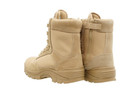 Ботинки мужские демисезонные Mil-Tec Tactical boots coyote Германия 43 с натуральной кожи вставками полиэстера съемная стелька молния внутри и снаружи - изображение 3