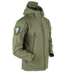 Тактическая комплект (куртка и штаны) Eagle Soft Shell JA-01 Eagle PA-04 на флисе Green L - изображение 5