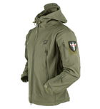 Тактическая комплект (куртка и штаны) Eagle Soft Shell JA-01 Eagle PA-04 на флисе Green L - изображение 6