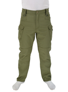 Тактическая комплект (куртка и штаны) Eagle Soft Shell JA-01-0 Eagle PA-04 на флисе Green L - изображение 8