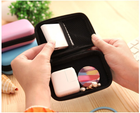 Міні-аптечка дорожній органайзер Travel Storage Bag з внутрішньою сіткою для фіксації, 12х85 мм, Рожевий (R41285) - зображення 4