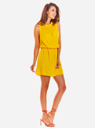 Sukienka trapezowa damska Awama A284 106752 S/M Żółta (5902360538467) - obraz 3