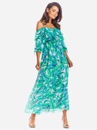 Sukienka trapezowa damska Awama A311 106846 XL Zielona (5902360542143) - obraz 1