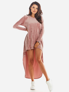 Sukienka tunika damska Awama A379 212909 L Różowa (5902360551565) - obraz 1