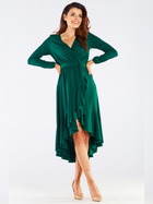Sukienka trapezowa damska Awama A456 1098943 XL Zielona (5902360560079) - obraz 3