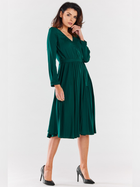 Плаття жіноче Awama A471 1220682 M Темно-зелене (5902360564725) - зображення 3