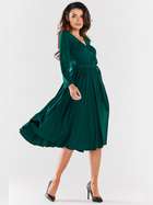 Плаття жіноче Awama A471 1220682 L Темно-зелене (5902360564732) - зображення 7