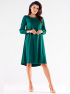 Плаття жіноче Awama A524 1220729 S Темно-зелене (5902360571853) - зображення 3