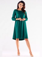 Плаття жіноче Awama A524 1220729 M Темно-зелене (5902360571860) - зображення 3