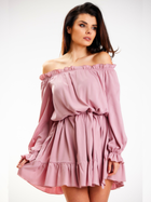 Sukienka trapezowa damska Awama A578 1419309 L/XL Różowa (5902360579927) - obraz 1