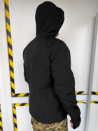 Куртка тактична softshell Чорний XL - зображення 4