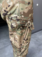 Штани зимові тактичні софтшел флісові Single Sword, розмір L, Мультикам, утеплені штани для військових - зображення 7