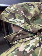 Куртка флисовая тактическая Special Softshell Мультикам L - изображение 9