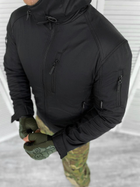 армійська куртка софтшел COMBAT BLACK (BL-1120) 15-1! - зображення 3