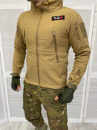 Армійська куртка софтшел 5.11 Койот XL - зображення 5